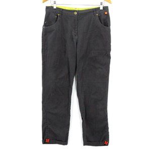 Timeless Elements For McDonald's Jeans Pants Casual Black Flat Front Size 32"